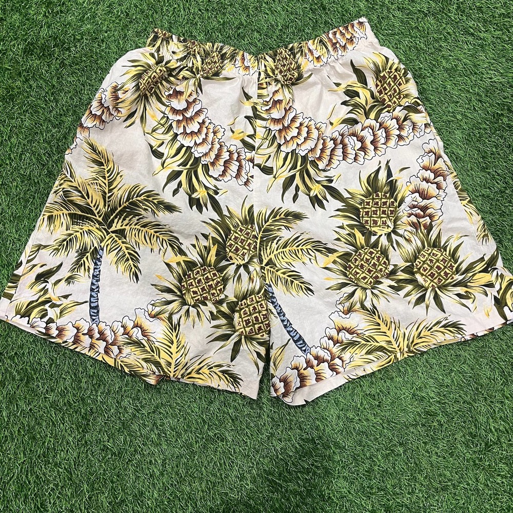 Womens Hilo Hattie Pineapple Hawaiian Shorts